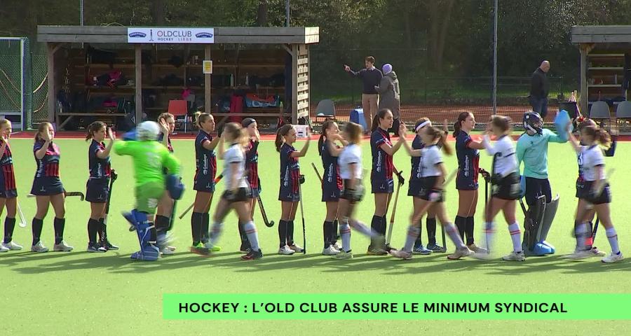 Hockey sur gazon: les dames de l'Old Club assurent le minimum syndical pour espérer le maintien