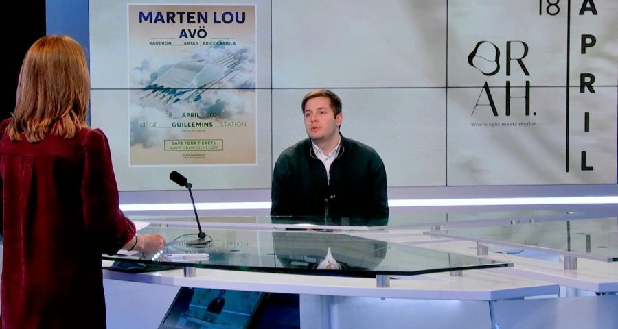 Orah : rythme et lumière à la gare des Guillemins le 18 avril