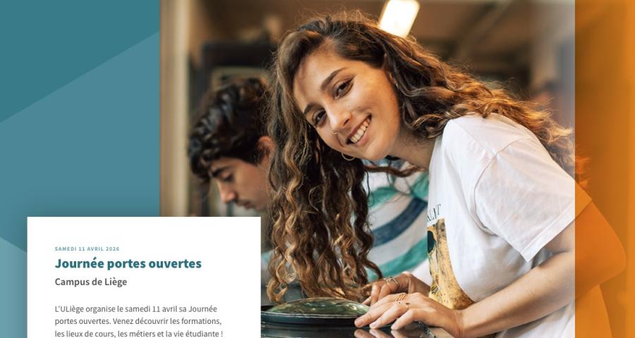 Journée portes ouvertes ce samedi 11 avril à l’ULiège