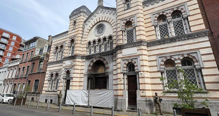 Liège : des militaires en permanence devant la synagogue