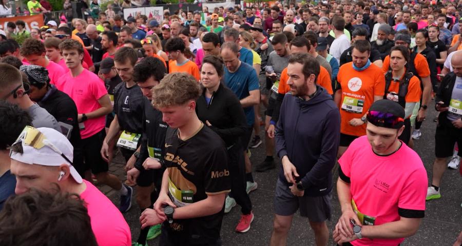 Près de 12 000 coureurs aux 15 km de Liège, devenus une "carte de visite"