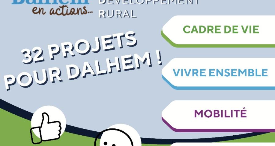 Dalhem : aux habitants de choisir 10 projets d’avenir rural pour la commune