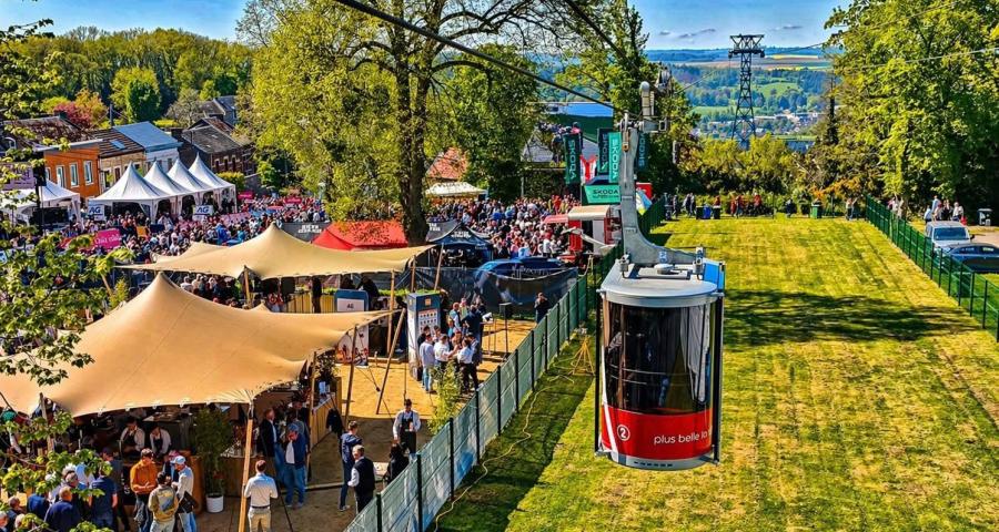Flèche Wallonne : journée record pour le téléphérique de Huy