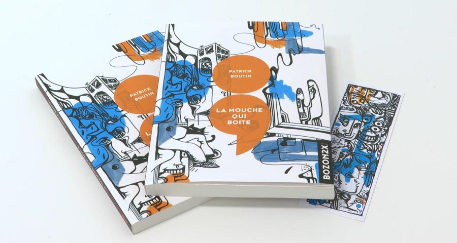 "La mouche qui boîte", un roman illustré, loufoque et caustique