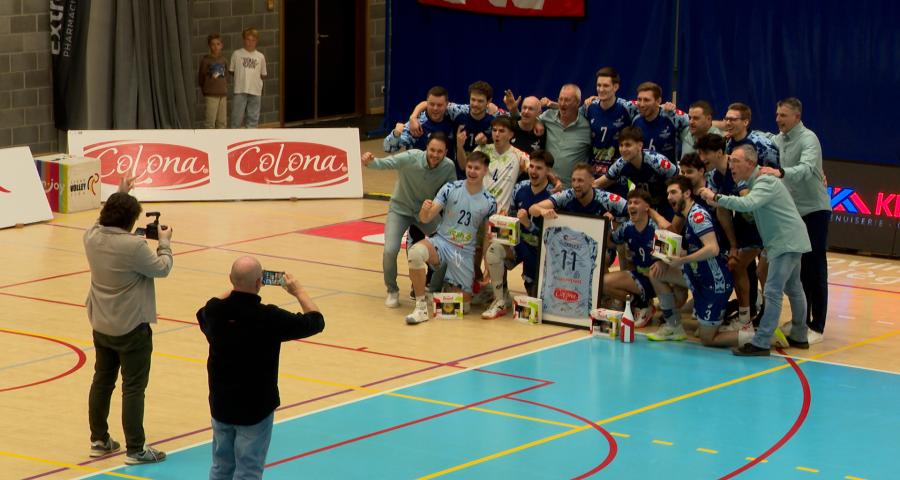 Le Waremme Volley boucle sa saison avec un dernier succès à la maison
