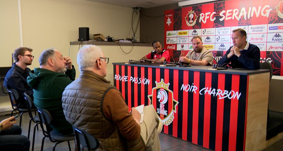 FC Seraing : Arnauld Mercier a "envie de voir les joueurs s'éclater" contre Beveren