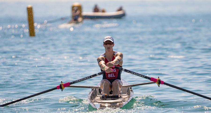Benjamin Louis, championn de Belgique de kayak de mer