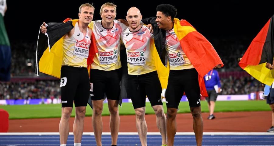 Euro d'athlétisme: le bronze pour Snyders au 4x100m