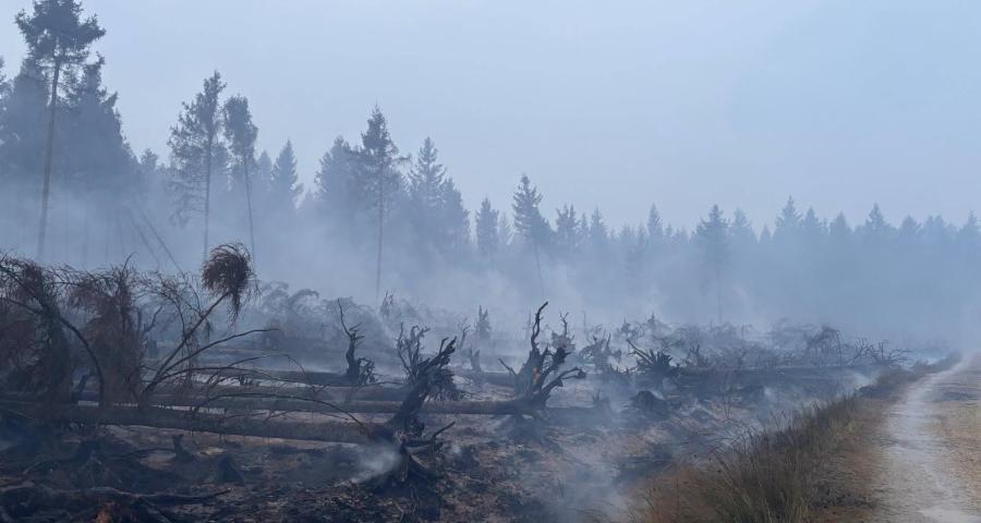 Fagnes : la situation en début de 6è jour de combat contre les flammes