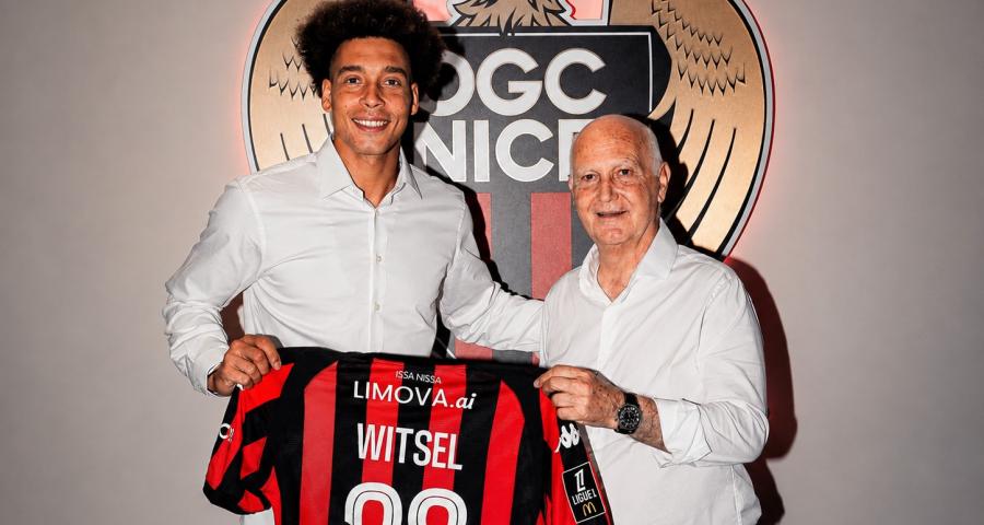 Axel Witsel rejoint l'OGC Nice
