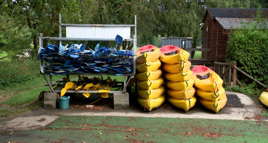 Sécheresse: les kayaks à l'arrêt depuis un mois