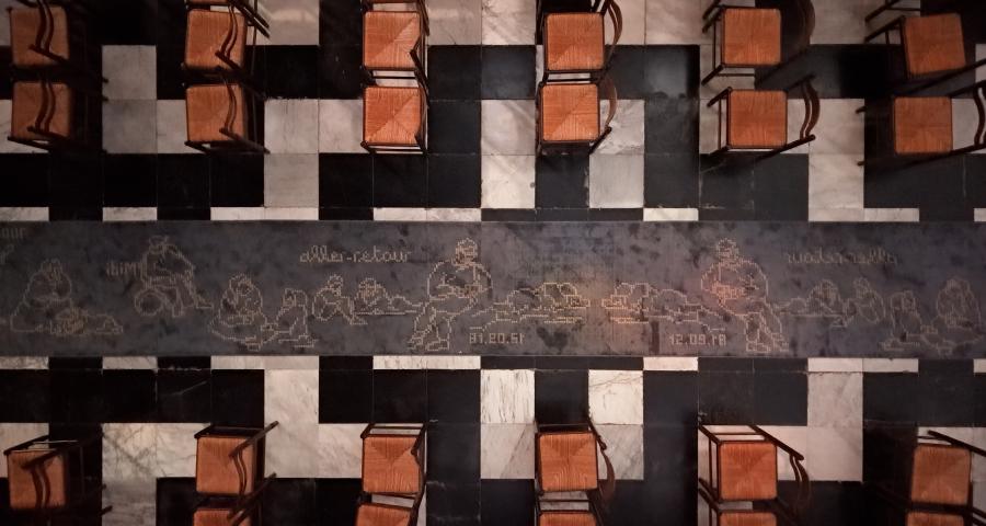 Un tapis de 33 mètres a été déroulé à la Cathédrale de Liège