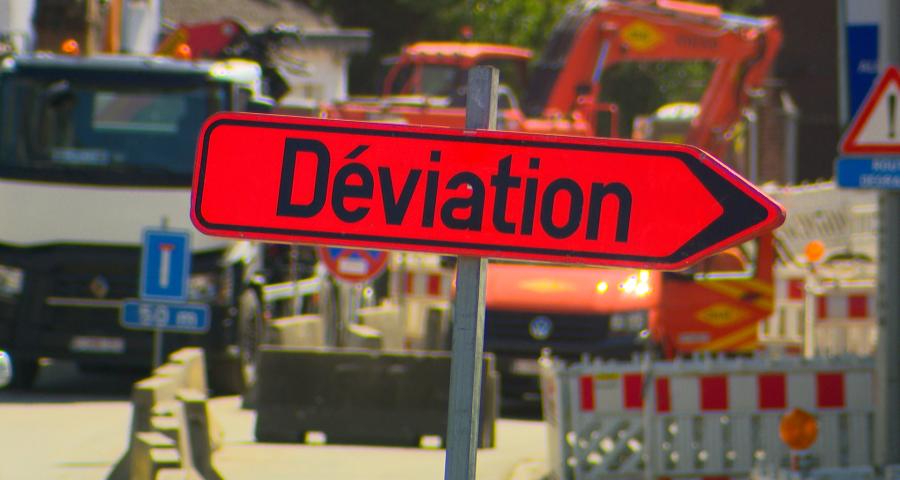 Soumagne cernée par les travaux