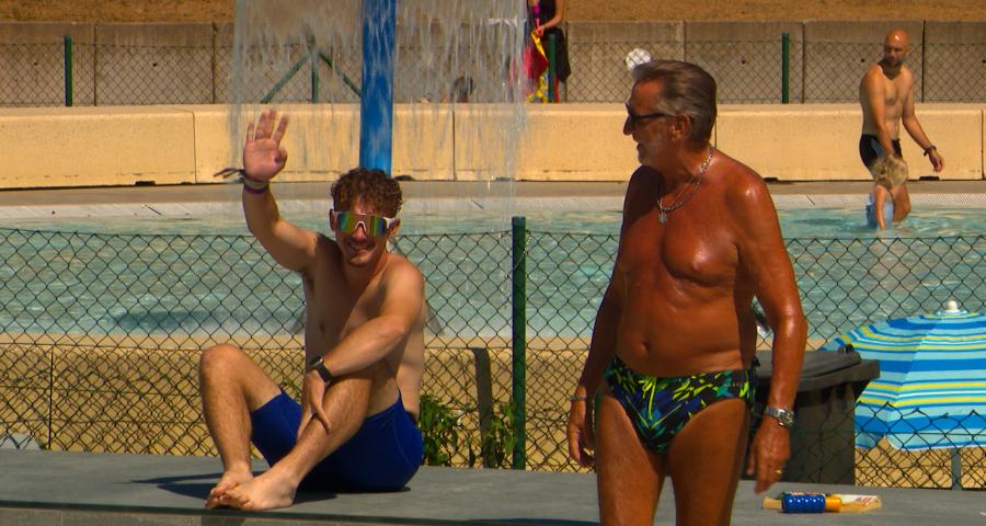Chaleur: la piscine de Wégimont fait le plein de visiteurs