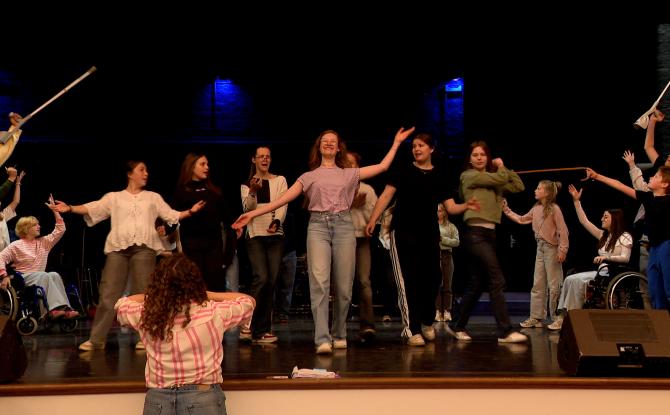 L'école de comédie musicale Enchanté en résidence à Spa