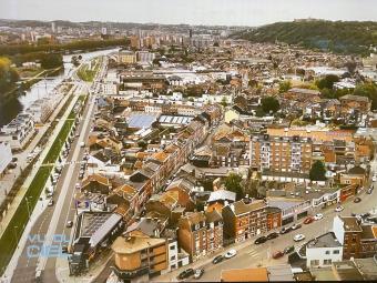Coronmeuse, Nord et St-Léonard, par Vu du Ciel