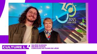 Valère Burnon et Hélène Fazius présentent le concours de piano de Liège