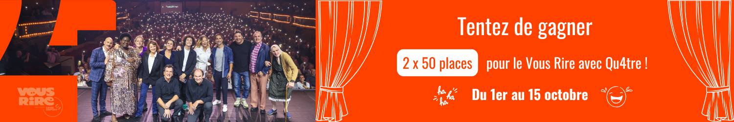 🎟️ 100 places sont à gagner pour le Vous Rire !