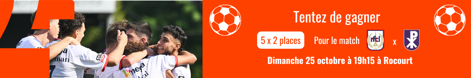 ⚽ RFC Liège - Patro Eisden : 5 x 2 places à gagner ! 🔴🔵